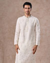 Radiant Cream Kurta Pajama Dupatta Set